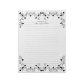 Bloc-note Queen of Hearts - Black Lined (Tourné)