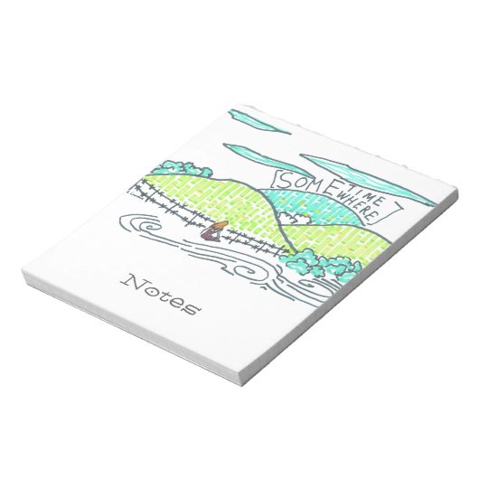 Bloc-note Quelque part / Parfois (Tourné)