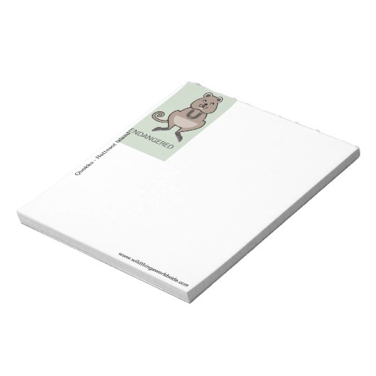 BLOC-NOTE QUOKKA - NOTEPAD (Tourné)