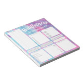 Bloc-note Quotidien Mindfulness habit tracker (Incliné)