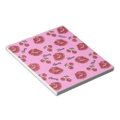 Bloc-note RAB Rockabilly Baisers de Cerise sur Rose (Incliné)