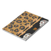Bloc-note RAB Rockabilly Gold Leopard Print Sugar Skulls (Tourné)