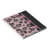 Bloc-note RAB Rockabilly Pink Leopard Ribbon Bows (Incliné)