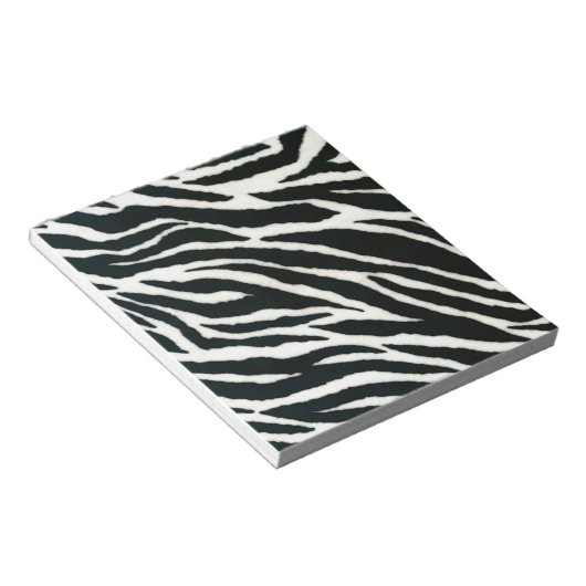 Bloc-note RAB Rockabilly Zebra Imprimer noir et blanc (Incliné)