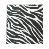 Bloc-note RAB Rockabilly Zebra Imprimer noir et blanc (Devant)