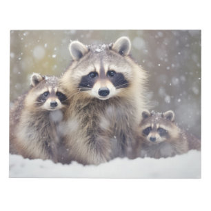 Bloc-note Raccoon Animal Famille errant Nature