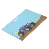 Bloc-note Racing Blue Monster Truck, pour garçons (Incliné)