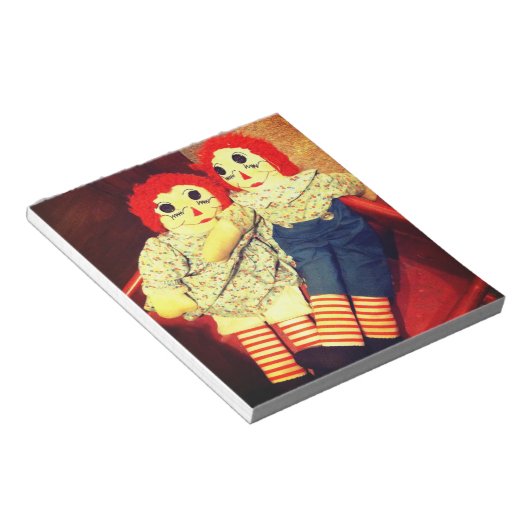 Bloc-note Raggedy Ann et Andy Doll (Incliné)