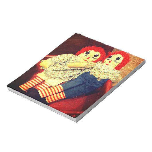 Bloc-note Raggedy Ann et Andy Doll (Tourné)
