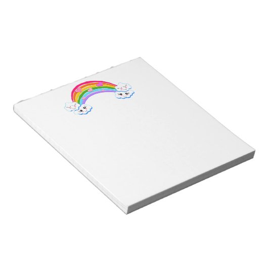 Bloc-note Rainbow Clouds Notepad (Incliné)