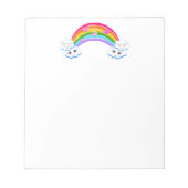Bloc-note Rainbow Clouds Notepad (Devant)