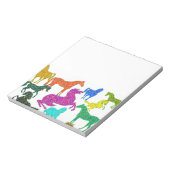 Bloc-note Rainbow Horses - "Dotty about Horses !" (Tourné)