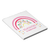 Bloc-note Rainbow Teaching est un travail de coeur (Incliné)