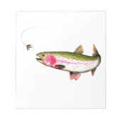 Bloc-note Rainbow Trout Fly (Devant)
