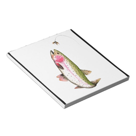 Bloc-note Rainbow Trout Fly (Incliné)