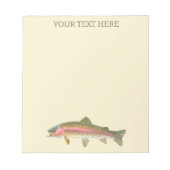 Bloc-note Rainbow Trout Fly (Devant)