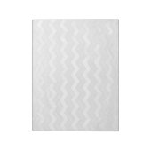 Bloc-note Rainy Sky Grey Chevron Motif (Tourné)