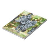 Bloc-note Raisins de vin français (Tourné)
