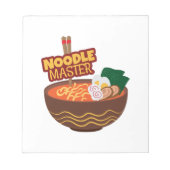 Bloc-note Ramen Noodle Master Funny Japonais Idée cadeau (Devant)