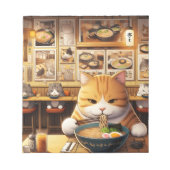 Bloc-note Ramen pour manger des chats v1 (Devant)