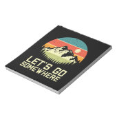 Bloc-note Randonnée Laisser Aller Quelque Part (Tourné)