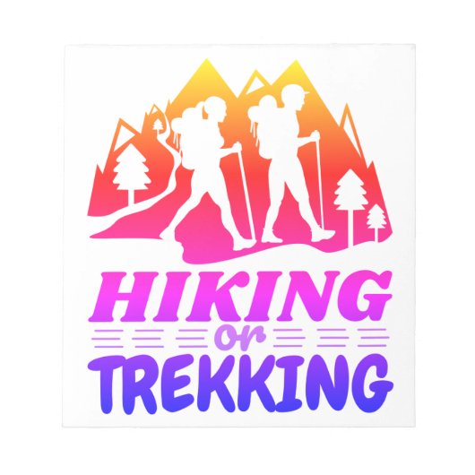 Bloc-note Randonnée ou trekking (Devant)