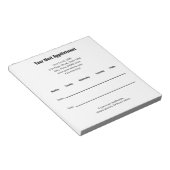 Bloc-note Rappel de votre prochain rendez-vous chez le denti (Incliné)
