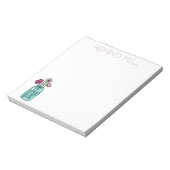 Bloc-note Rappelez-Moi Bouquet Floral En Plaque-Noeud En Ver (Tourné)