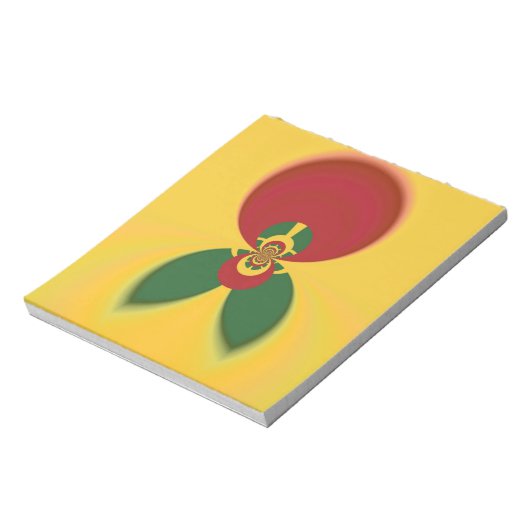 Bloc-note Rasta Colours Art Abstrait Imprimer (Tourné)