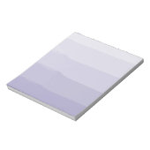 Bloc-note Rayures d'aquarelle violette Lilac (Tourné)