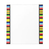 Bloc-note Rayures de serape brillantes (Devant)