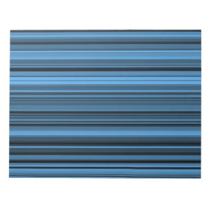 Bloc-note Rayures Noir Bleu