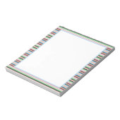 Bloc-note rayures pastel serape (Tourné)