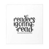 Bloc-note Reading art readers (Devant)