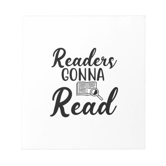 Bloc-note Reading art readers (Devant)