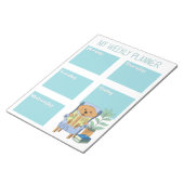 Bloc-note Reading Dog Kid Weekly Planner Notepad (Incliné)