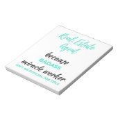 Bloc-note Real Estate Agent Because Badass Miracle Worker 2 (Tourné)
