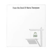 Bloc-note Realtor Ajouter votre logo Simple Business (Devant)