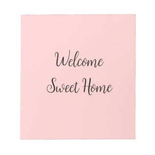 Bloc-note Realtor bienvenue maison chauffage ajouter votre n
