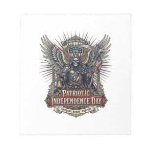 Bloc-note Reaper Chrome Patriotique Squelette de Patriote So