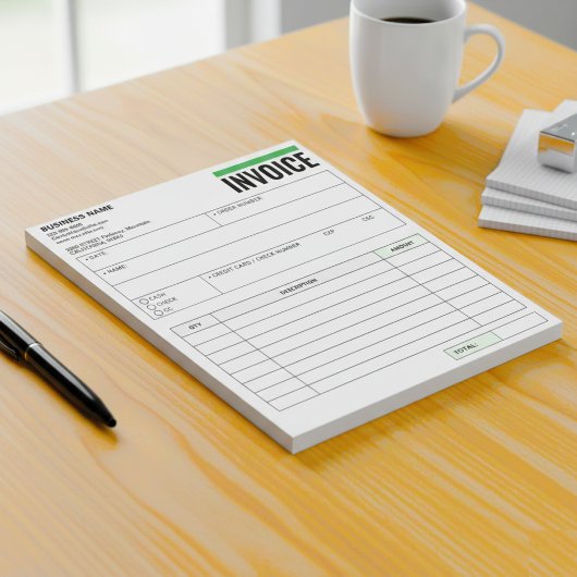 Bloc-note Receipt Books, Invoice Booklet for Small Business