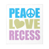 Bloc-note Récession d'amour pour la paix (Devant)