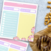 Bloc-note Recette de Cuisine de pâte en feuille blanche modi