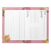 Bloc-note Recette inspirée de la cuisson (Devant)