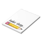 Bloc-note Recherche dans l'écriture de l'école de crayon jau (Tourné)