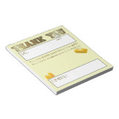 Bloc-note Reconnaissance de l'appréciation des employés (Incliné)