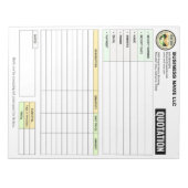 Bloc-note Reçu de facture / commande de vente | Devis d'entr (Devant)