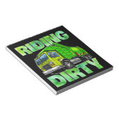 Bloc-note Recyclage des ordures Camion T Kids Hommes équitat (Incliné)