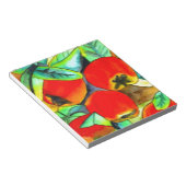Bloc-note Red Apples aquarelle art original (Incliné)
