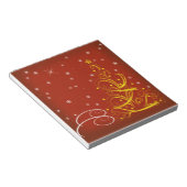 Bloc-note Red Christmas scene (Incliné)